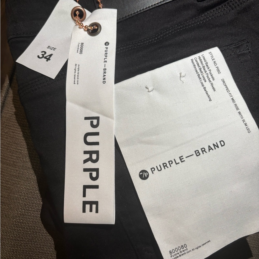 Purple Brand Men's Black Jeans